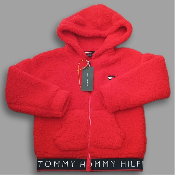 Tommy Hilfiger Other - Tommy Hilfiger Full Zip Fleece Coat Girls Size 5T (NWT)